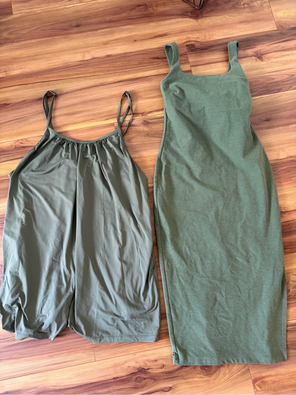 Beyond Yoga Midi Dress & Spaghetti Strap Romper